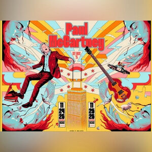 Paul McCartney Got Back 2025 Chicago Event Poster - Original | Mint Condition